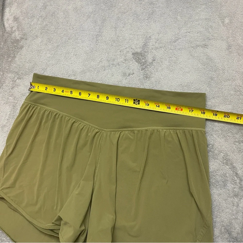 Lululemon Nulu and Mesh High Rise Yogo Shorts 3.5